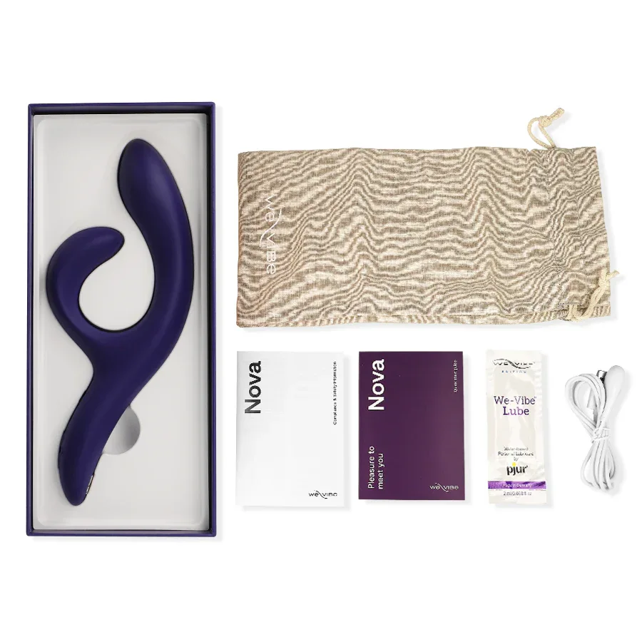 We Vibe – Vibrateur Lapin Nova 3 Bleu Nuit