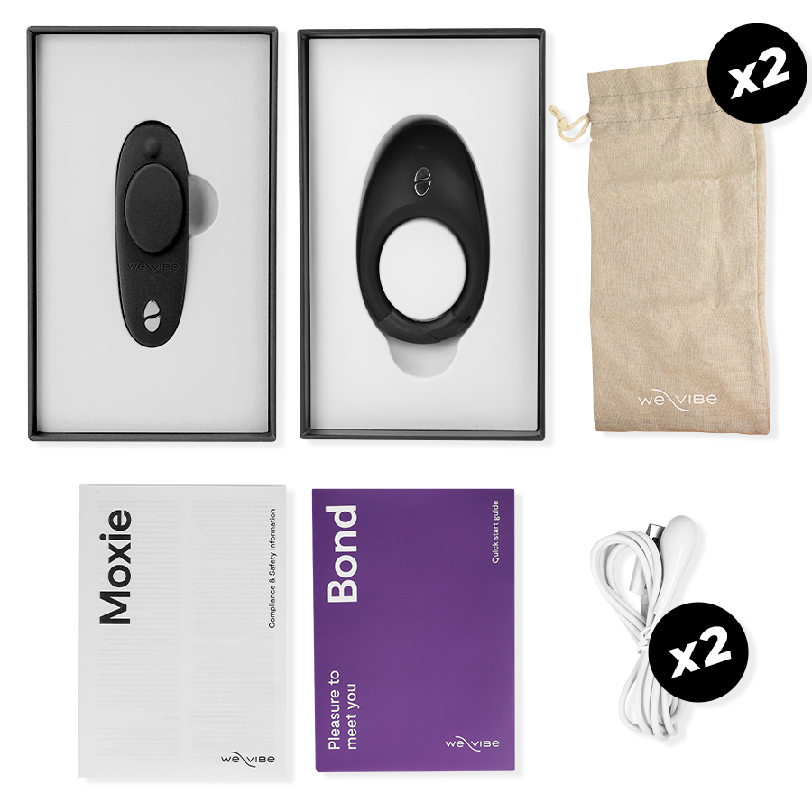 WE-VIBE - TEASE NOSOTROS SET BOND + MOXIE