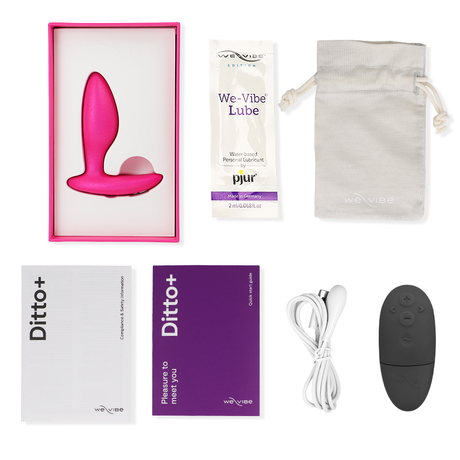 WE-VIBE - DITTO+ VIBRADOR ANAL NEGRO
