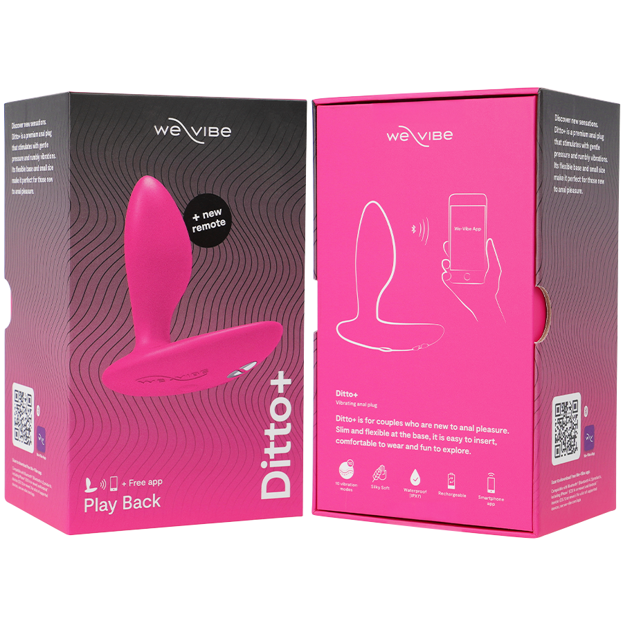 WE-VIBE - DITTO+ VIBRADOR ANAL NEGRO
