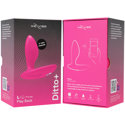 WE-VIBE - DITTO+ VIBRADOR ANAL NEGRO