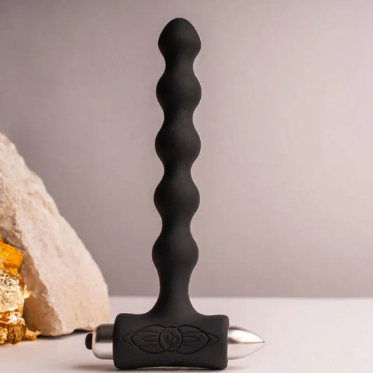 Rocks – Off – Rocks Off Petite Sensations Perles Anal Plug Vibrateur Noir