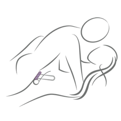 ROCKS-OFF - ANNEAU DE MASTURBATION EN SILICONE NOIR TWIST