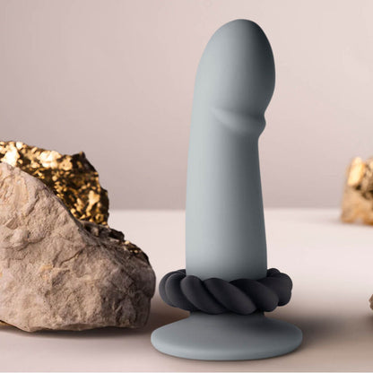 ROCKS-OFF - ANNEAU DE MASTURBATION EN SILICONE NOIR TWIST