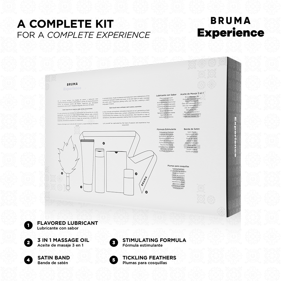 BRUMA XPERIENCE - KIT TENTATION DE GOMME SUCRÉ AVEC AMPLIFICATEUR D'ORGASME