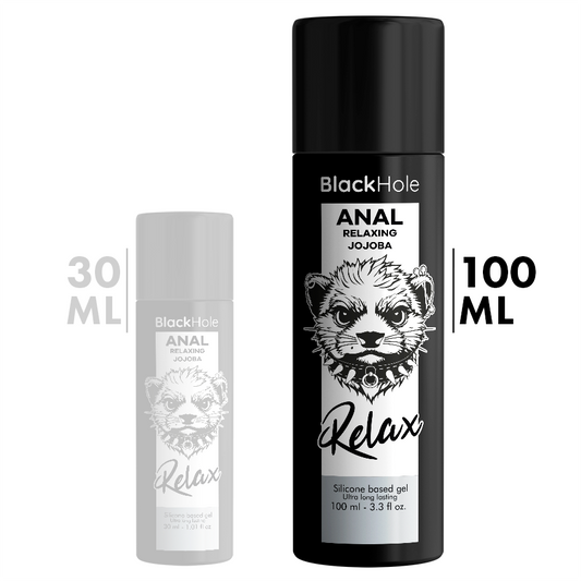 BLACK HOLE - RELAXANT ANAL JOJOBA RELAX BASE SILICONE 100 ML