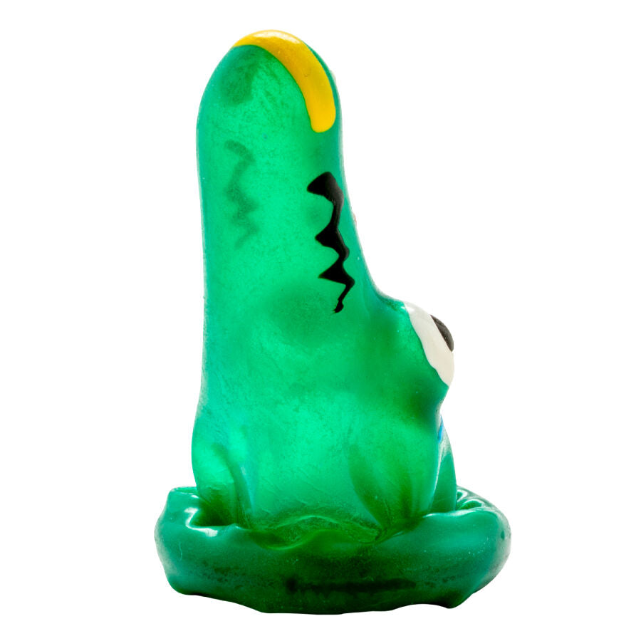 Préservatifs fantaisie peints à la main modèle crocodile 1 – Condomerie