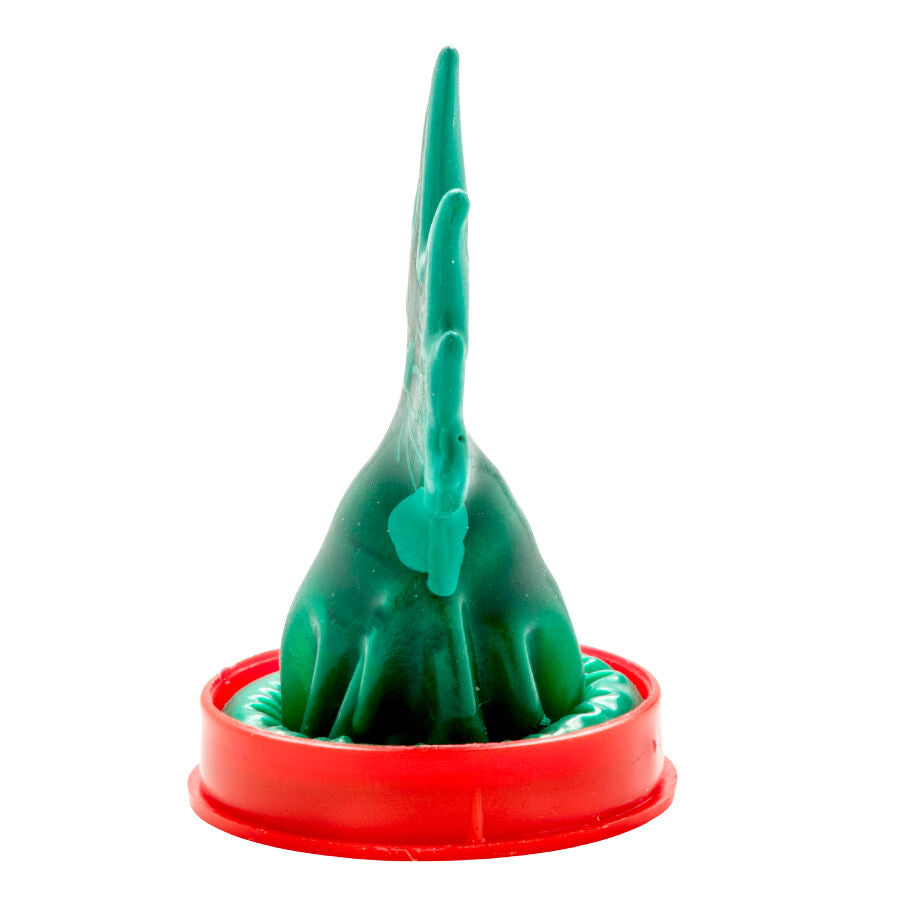 Préservatifs fantaisie peints à la main cannabis modèle 1 – Condomerie