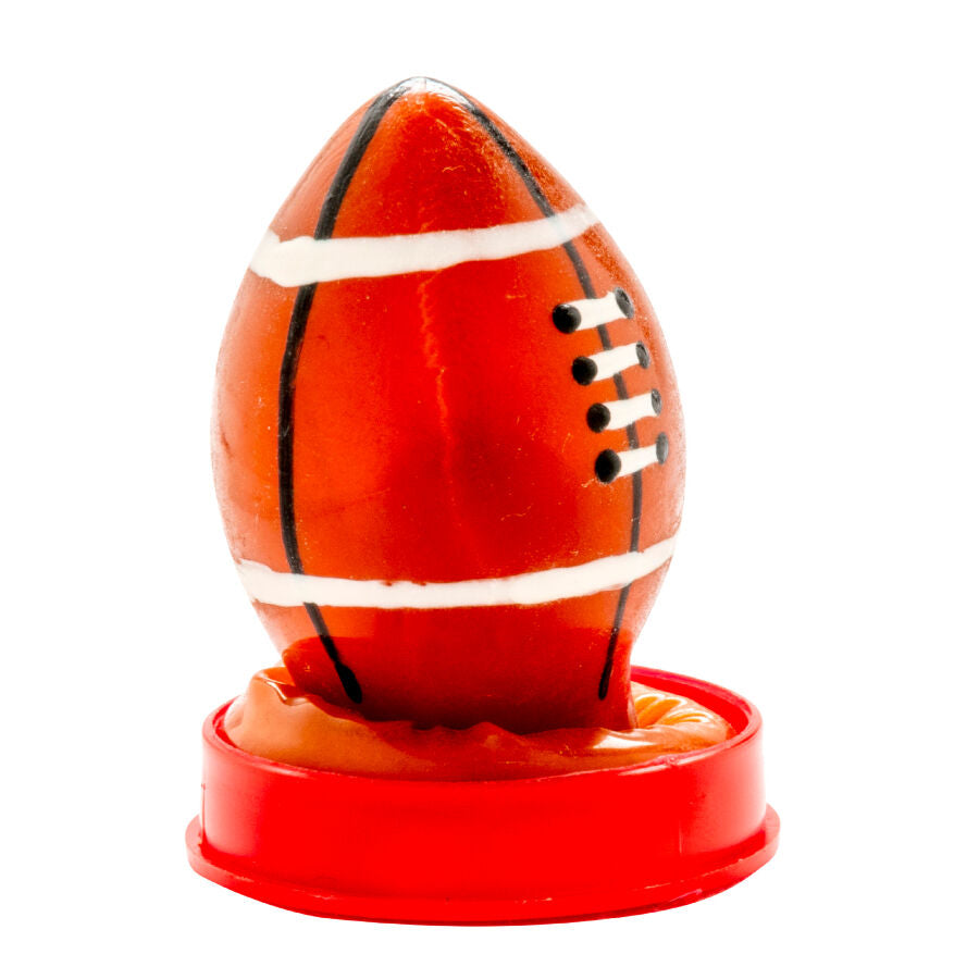 Préservatifs fantaisie peints à la main ballon de rugby – Condomerie