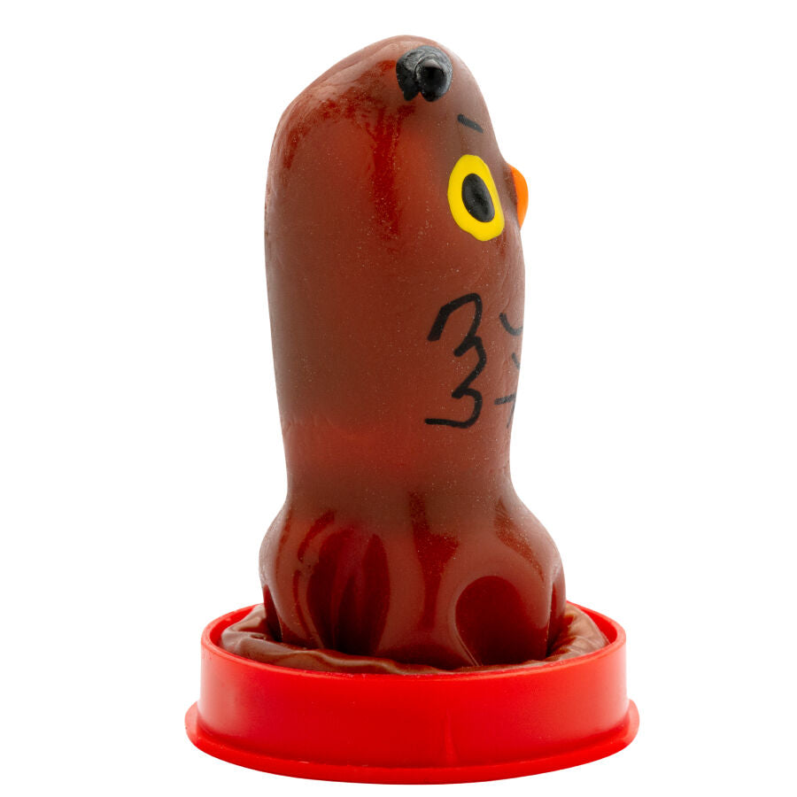 Préservatifs fantaisie peints à la main hibou – Condomerie