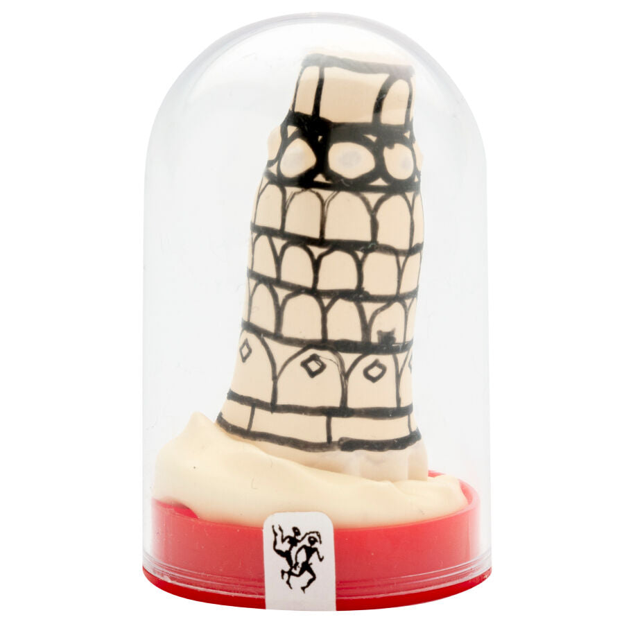 Préservatifs fantaisie peints à la main tour de pise – Condomerie
