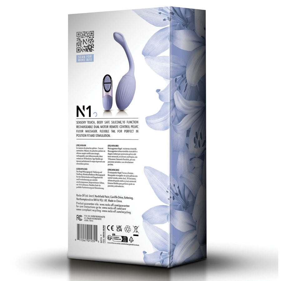 NIYA - N1 MASSEUR PELVIEN KEGEL AVEC TÉLÉCOMMANDE