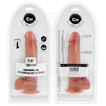 COCK MILLER - GODE ARTICULABLE HYPERRÉALISTE 19,3 CM