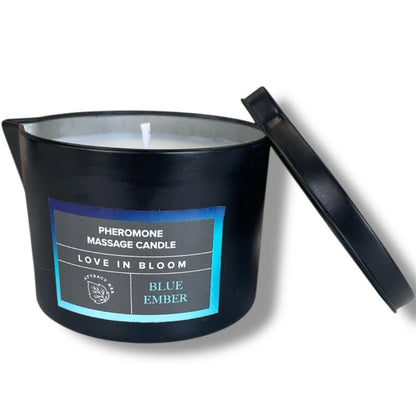 Bloom bougie de massage indica bleu brise 150 ml – Eye Of Love
