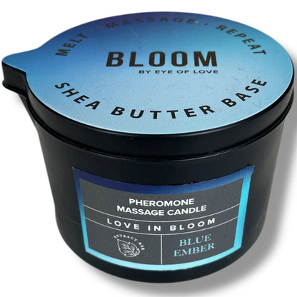 Bloom bougie de massage indica bleu brise 150 ml – Eye Of Love