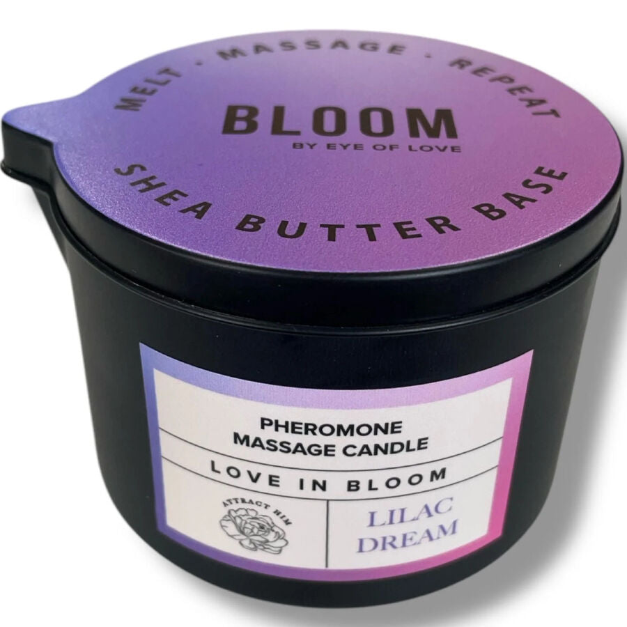 Bloom bougie de massage indica lilac dream 150 ml – Eye Of Love