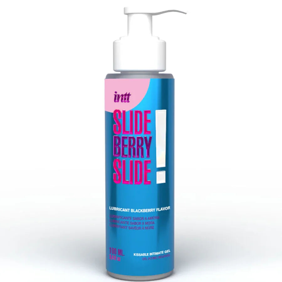 Intt Releases – Lubrifiant Intime à Base d'eau Kissable Saveur Mûre 100 ml
