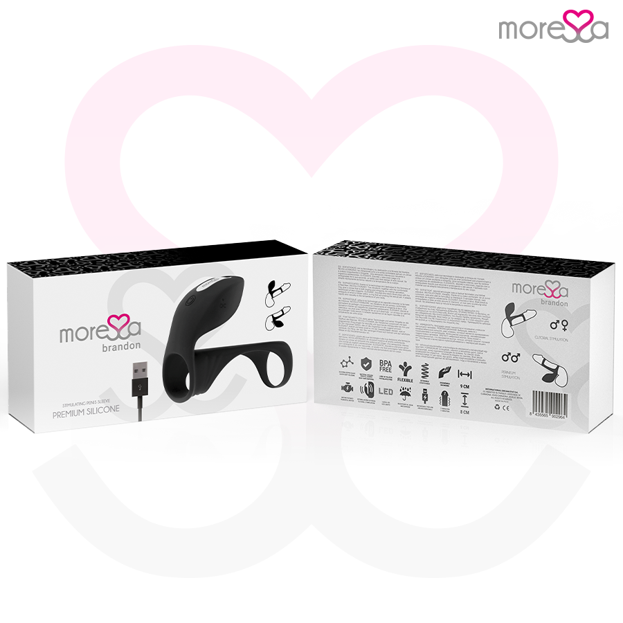 MORESSA - ANILLO VIBRADOR BRANDON CON FUNDA