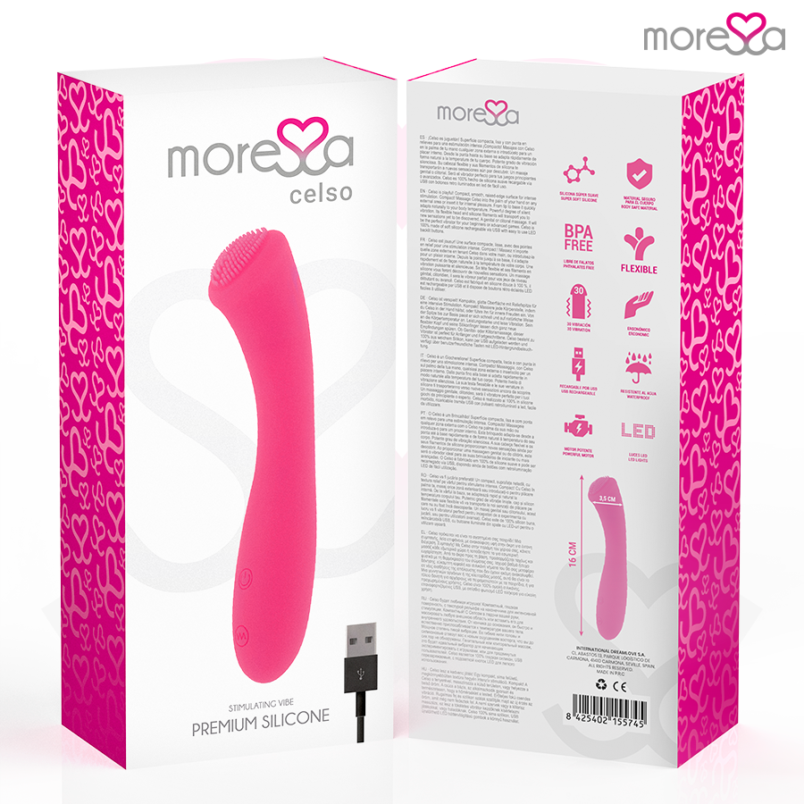 MORESSA - RECHARGEABLE CELSO IN PREMIUM SILICONE