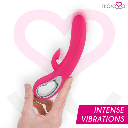 MORESSA - DUSTIN ONDES STIMULANTES CLITORIALES ET VIBRATIONS PUISSANTES SILICONE PREMIUM RECHARGEABLE