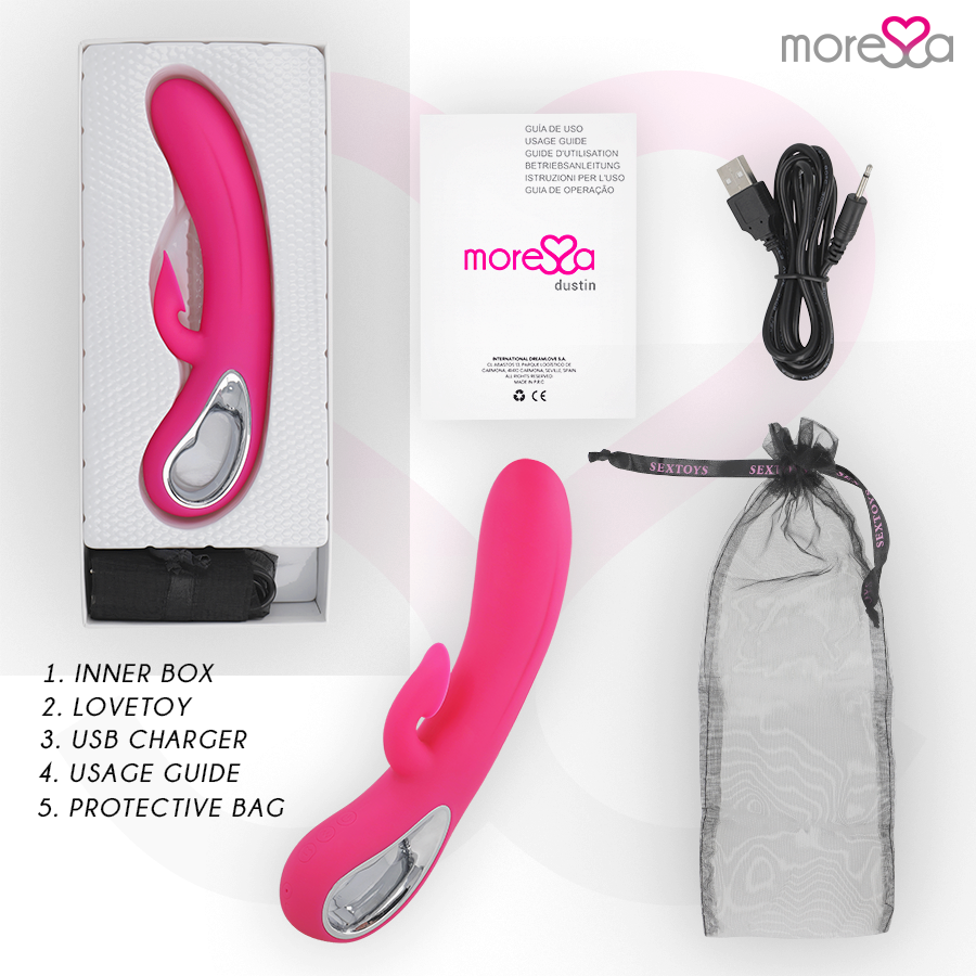 MORESSA - DUSTIN RECHARGEABLE IN PREMIUM SILICONE