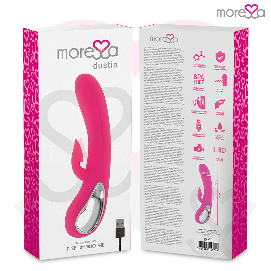 MORESSA - DUSTIN RECHARGEABLE IN PREMIUM SILICONE