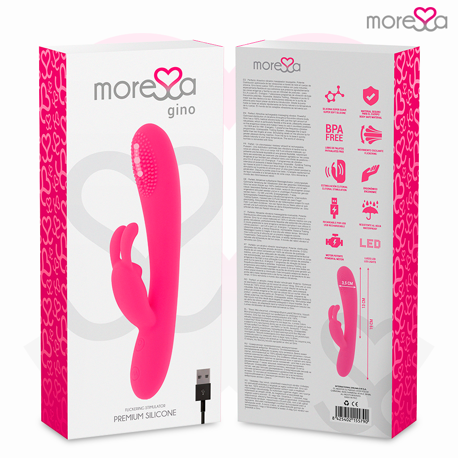 MORESSA - RECHARGEABLE GINO IN PREMIUM SILICONE