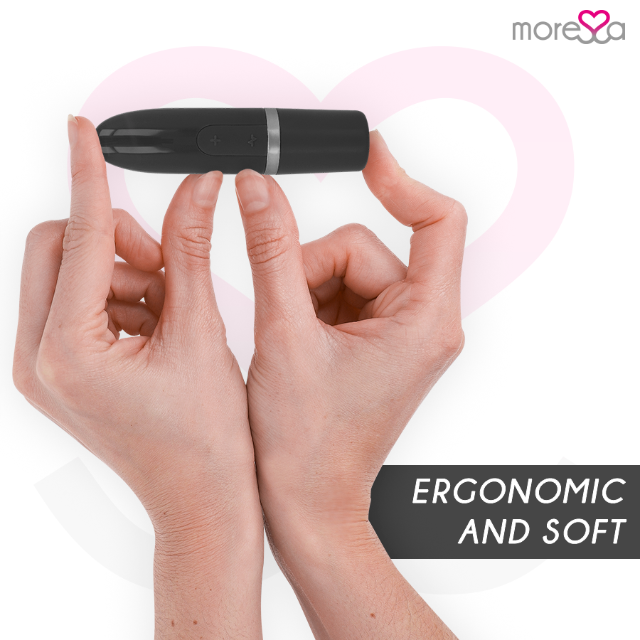 MORESSA - VIBRADOR ESTIMULADOR DE VIAJE IVY NEGRO