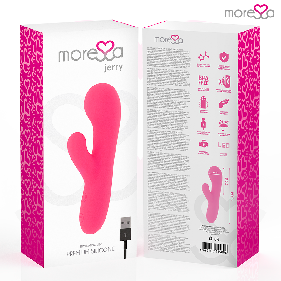 MORESSA - RECHARGEABLE JERRY IN PREMIUM SILICONE
