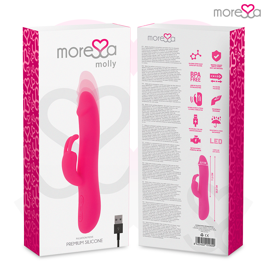 MORESSA - MOLLY RECARGABLE DE SILICONA PREMIUM