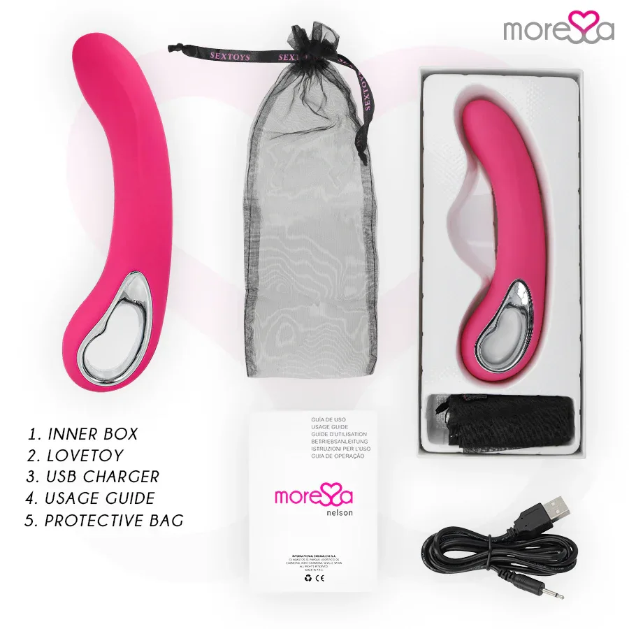 Moressa – Nelson Rechargeable en Silicone Premium