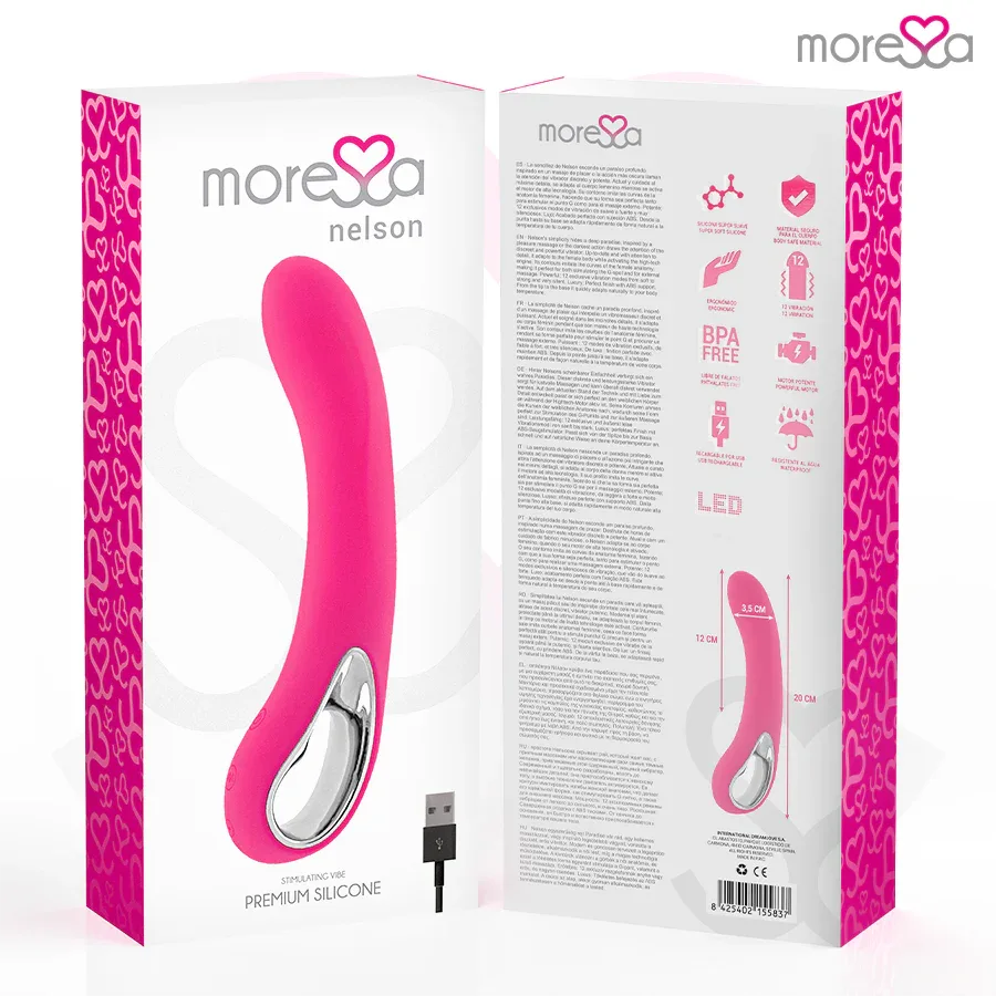 Moressa – Nelson Rechargeable en Silicone Premium