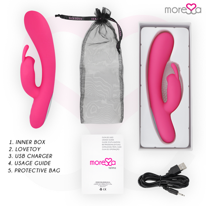 MORESSA - RECHARGEABLE TELMO IN PREMIUM SILICONE