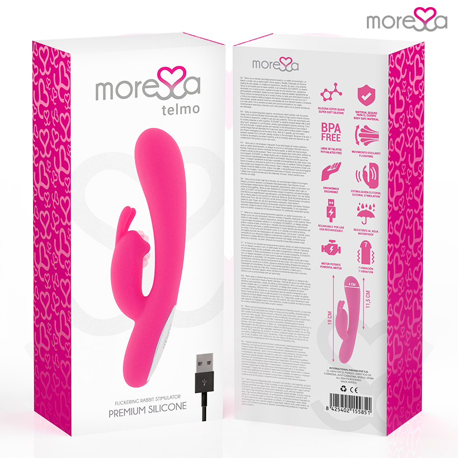 MORESSA - RECHARGEABLE TELMO IN PREMIUM SILICONE