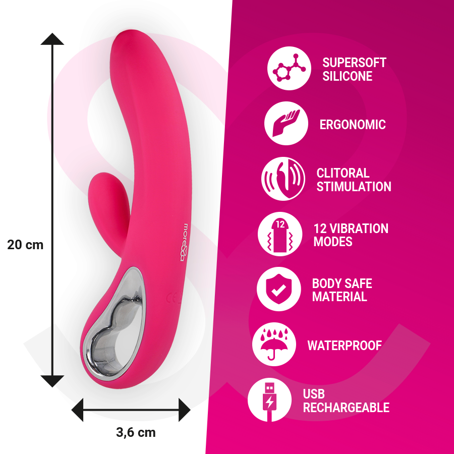 MORESSA - TROY RECHARGEABLE IN PREMIUM SILICONE