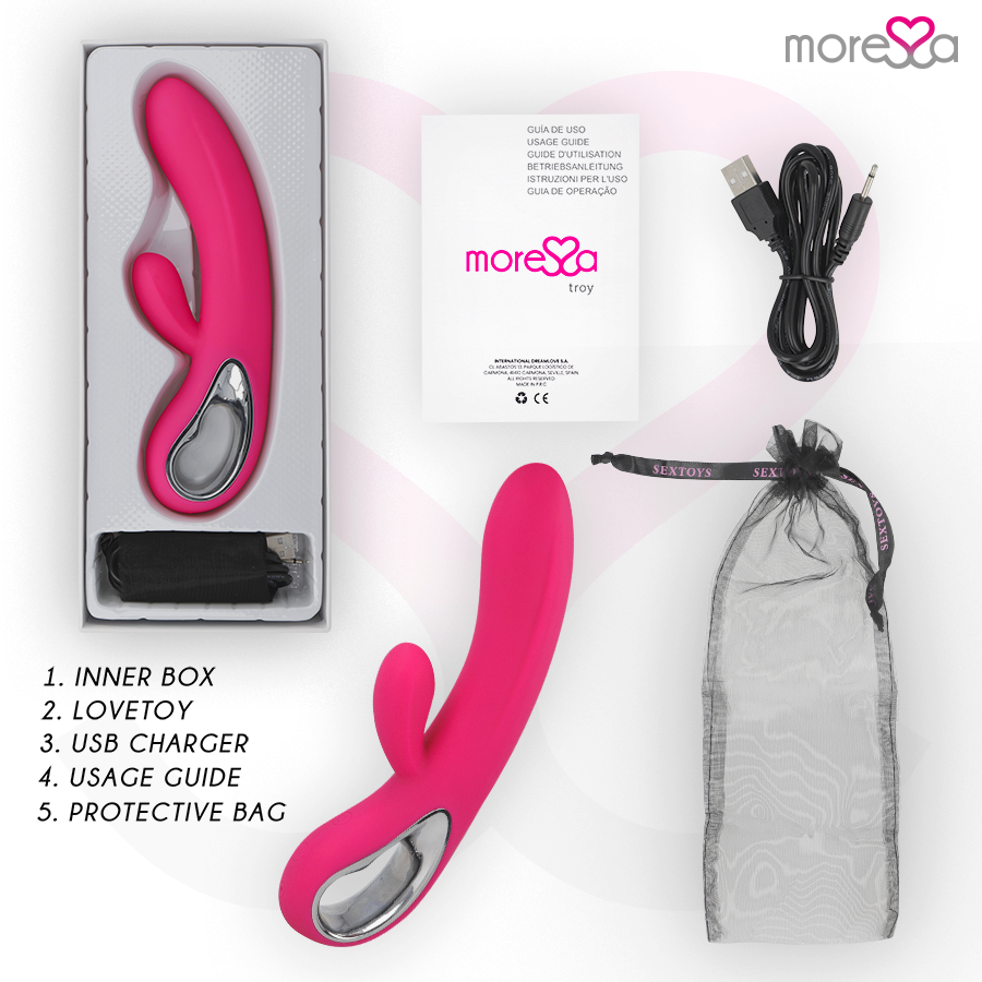 MORESSA - TROY RECHARGEABLE IN PREMIUM SILICONE