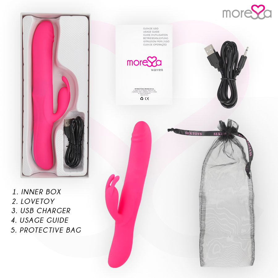MORESSA - RECHARGEABLE SILICONE OF QUALITÉ SUPÉRIEURE WARREN