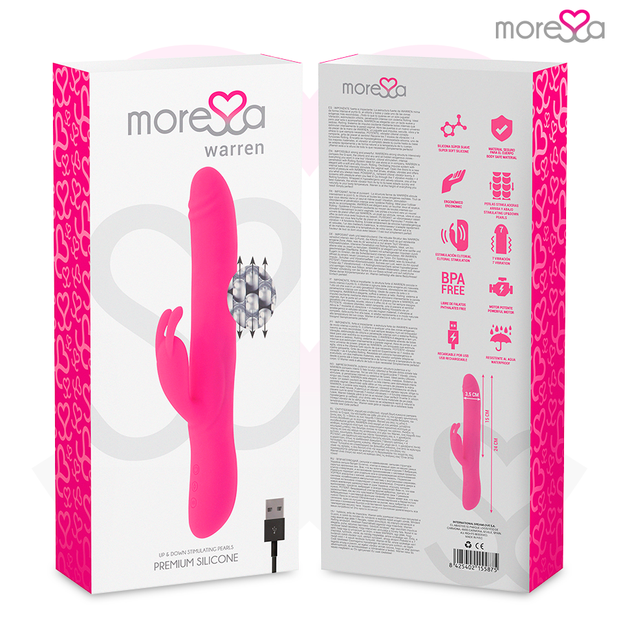 MORESSA - RECHARGEABLE SILICONE OF QUALITÉ SUPÉRIEURE WARREN