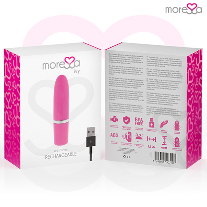 MORESSA - VIBRADOR ESTIMULADOR DE VIAJE ROSA IVY