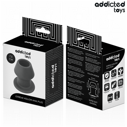 ADDICTED TOYS - PLUG ANAL CREUX EXTRÊME TAILLE S 7,5 CM