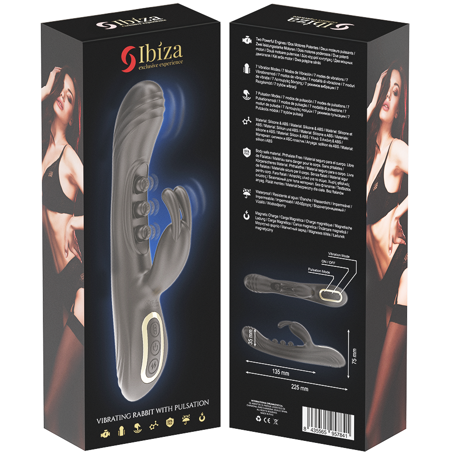 Vibrateur lapin vibrant à pulsation – Ibiza