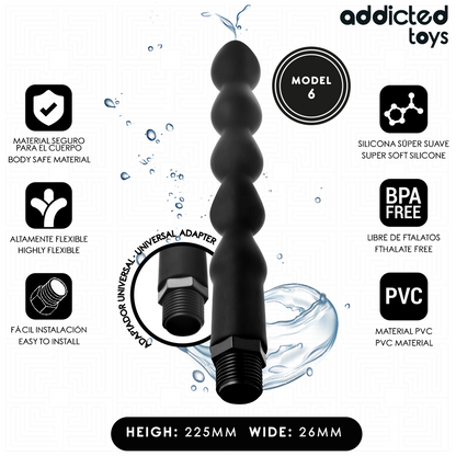 Nettoyeur anal avec adaptateur universel modèle 6 – Addicted Toys
