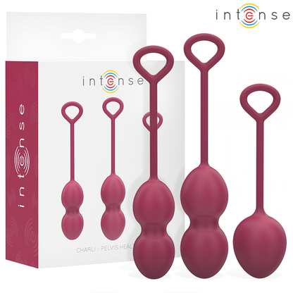 Kit charli kegel ball bourgogne – Intense