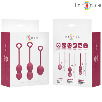 Kit charli kegel ball bourgogne – Intense