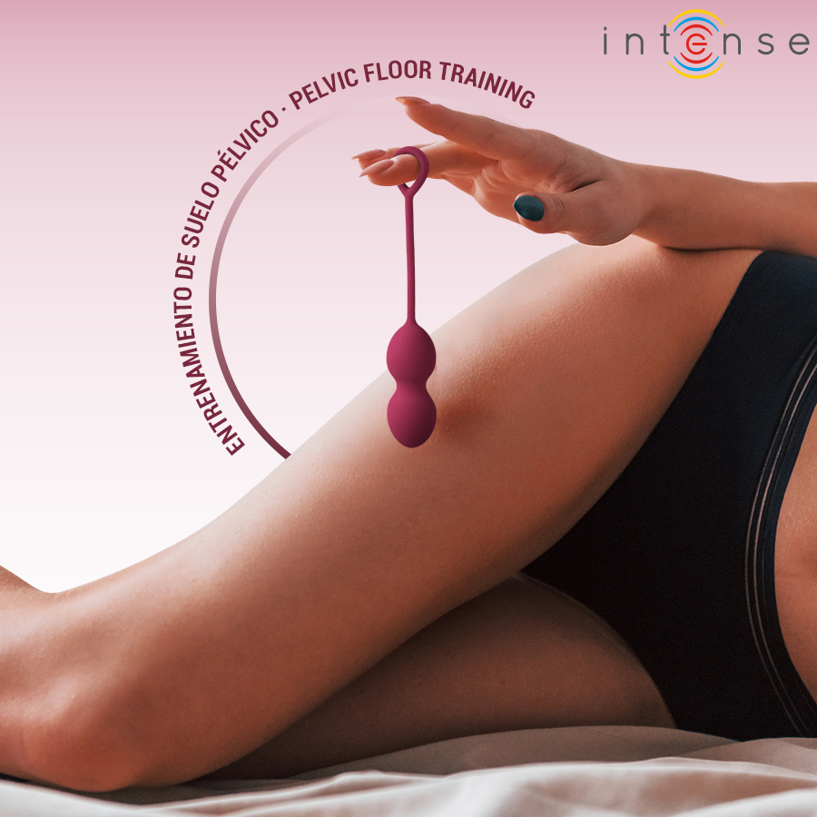 Kit charli kegel ball bourgogne – Intense
