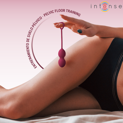 Kit charli kegel ball bourgogne – Intense