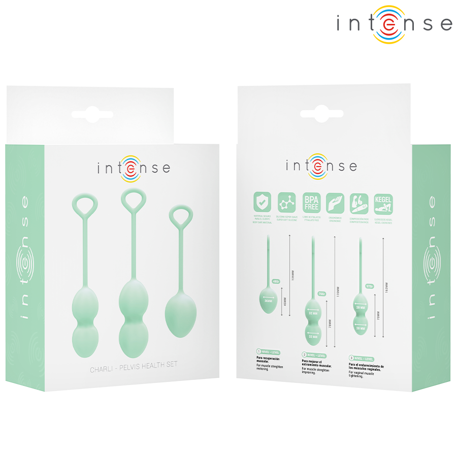 Kit de boules de kegel charli vert clair – Intense