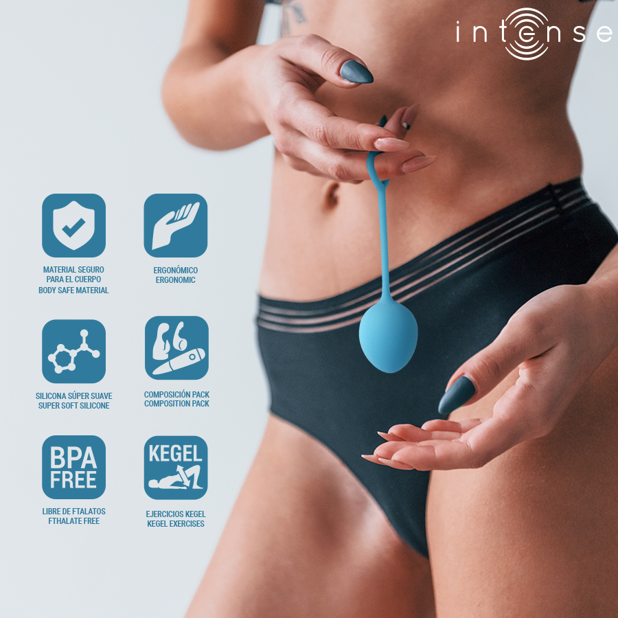 Charli kegel ball kit bleu – Intense