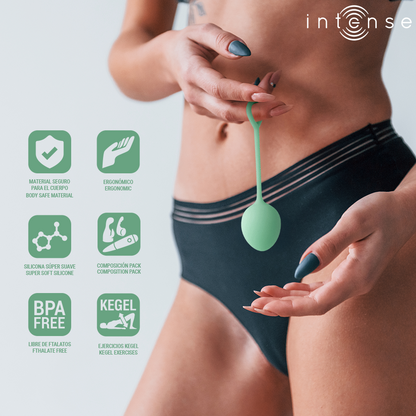Kit de boules de kegel charli vert clair – Intense