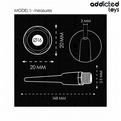 Nettoyant anal avec adaptateur universel modèle 1 – Addicted Toys